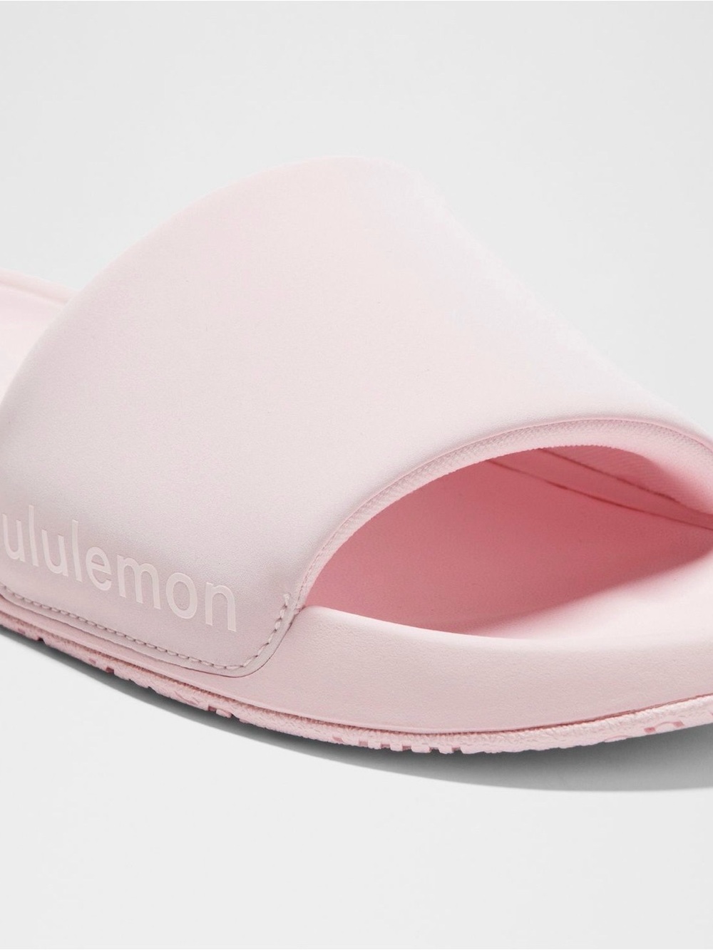 Lululemon Rest Feel Soft Pink Slide Sandals